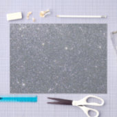 Zilver glitterpapier tissuepapier (Craft)