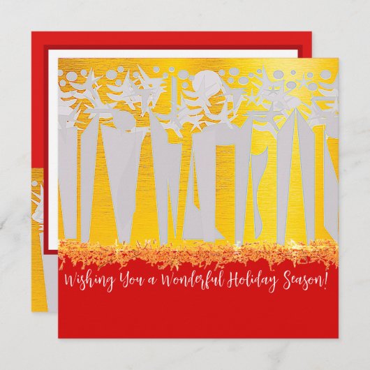 ZILVER&GOLD KAART (Voorkant / Achterkant)