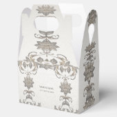 Zilver Goud Bloemen Favoriet Doos Bedankdoosjes (Geopend)