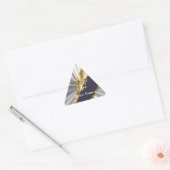 Zilver & goud Fleur dy Lys Sticker (Envelop)
