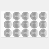 Zilver Goud Glitter Fonkelende Sticker Aangepaste  (Vel)