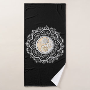 Zilver & Goud Mandala Badhanddoek