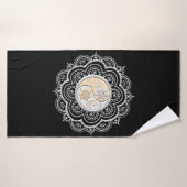 Zilver & Goud Mandala Badhanddoek (Badhanddoek)