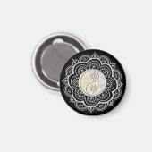 Zilver & Goud Mandala Magneet (Voorkant / Achterkant)