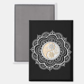 Zilver & Goud Mandala Magneet (Voorkant / Achterkant)