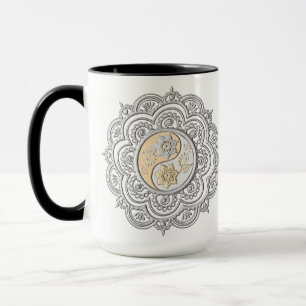 Zilver & Goud Mandala Mok