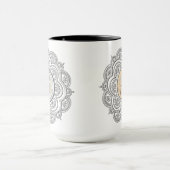 Zilver & Goud Mandala Mok (Midden)