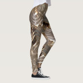 Zilver Goud Metaal-effect Leggings (Rechts)