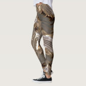 Zilver Goud Metaal-effect Leggings (Links)