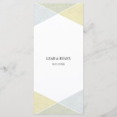 Zilver Goud Metaal Kijk Industrieel Chique Menu (Achterkant)