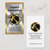 Zilver Goud Metaal Werken Fabricage Visitekaartje (Voorkant / Achterkant)