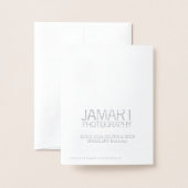 ZILVER & GOUD Vakantie Kaart Zilver (Met envelop)