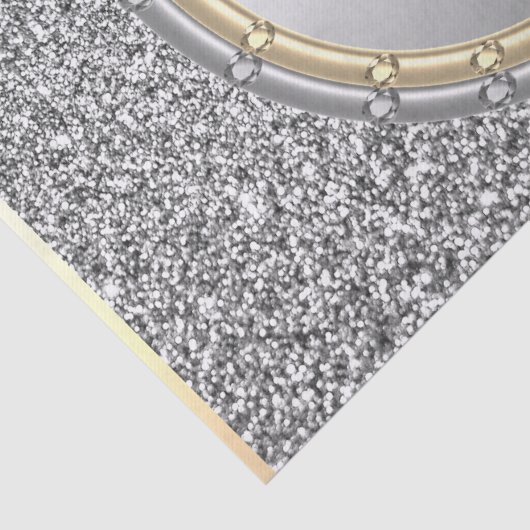 Zilver Goud Weefseldocument Tissuepapier (Detail)