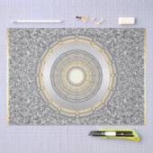 Zilver Goud Weefseldocument Tissuepapier (Craft)