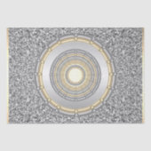 Zilver Goud Weefseldocument Tissuepapier (Voorkant)