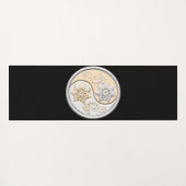 Zilver & Goud Yin Yang Yogamat (Achterkant (horizontaal))