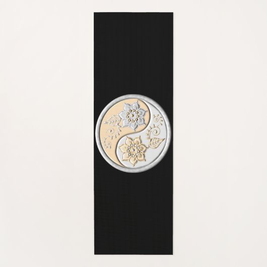 Zilver & Goud Yin Yang Yogamat (Voorkant)