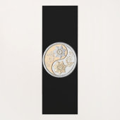 Zilver & Goud Yin Yang Yogamat (Achterkant)