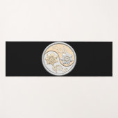 Zilver & Goud Yin Yang Yogamat (Voorkant (horizontaal))