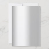 Zilver gouden kerstballen sterren vintage kerstfee kaart (Achterkant)