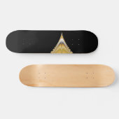 Zilver Gouden Vulkan Skateboard (Horizontaal)