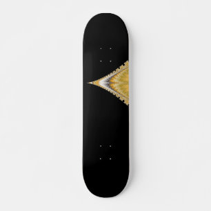 Zilver Gouden Vulkan Skateboard
