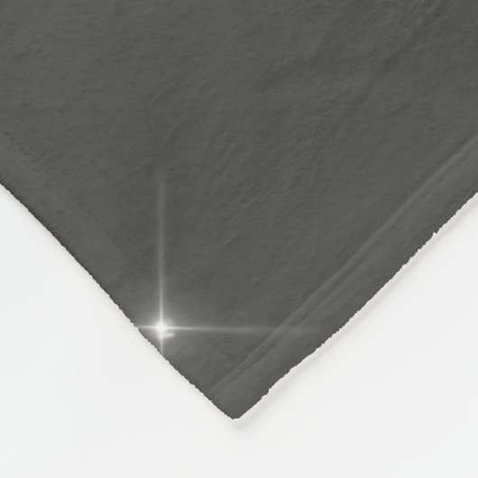 Zilver Grey Girly Glitter Sparkle Monogram Name Fleece Deken (Hoek)