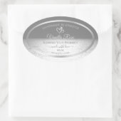 Zilver Grey Ocean Sunset Product Packaging Labels (Tas)