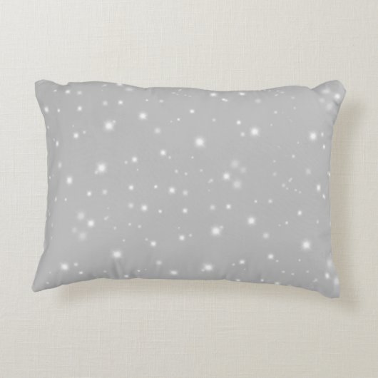 Zilver Grey Starlight Accent Kussen (Achterkant)