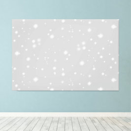 Zilver Grey Starlight Canvas Afdruk