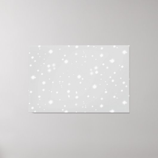 Zilver Grey Starlight Canvas Afdruk (Voorkant)