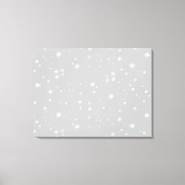 Zilver Grey Starlight Canvas Afdruk