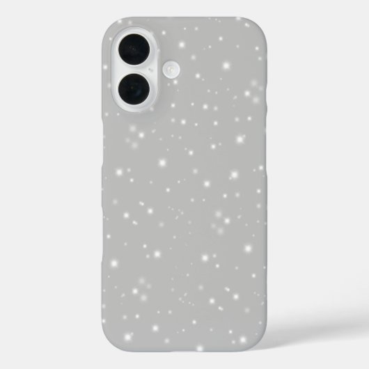 Zilver Grey Starlight Case-Mate iPhone Case (Achterkant)