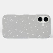 Zilver Grey Starlight Case-Mate iPhone Case (Achterkant (horizontaal))