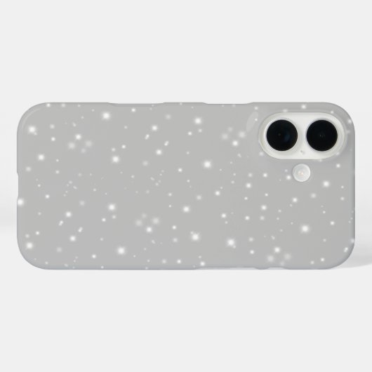 Zilver Grey Starlight Case-Mate iPhone Case (Achterkant (horizontaal))