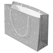 Zilver Grey Starlight Groot Cadeauzakje (Achterkant Gekanteld)