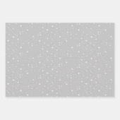 Zilver Grey Starlight Inpakpapier Vel (Voorkant 3)