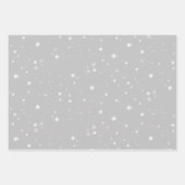 Zilver Grey Starlight Inpakpapier Vel (Voorkant 2)