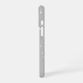Zilver Grey Starlight iPhone 16 Hoesje (Linkerkant)