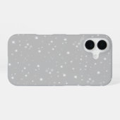 Zilver Grey Starlight iPhone 16 Hoesje (Achterkant horizontaal)