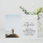 Zilver / Grijs 25e Jubileum voor het bruiloft van  Kaart (Staand voorkant)