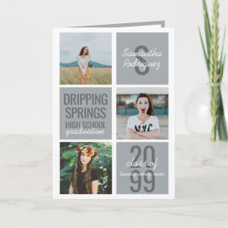 Zilver Grijs 4-Foto Fun Boxes Afstuderen