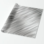 Zilver grijs cadeaupapier (Uitgerold)