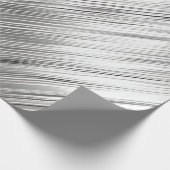 Zilver grijs cadeaupapier (Hoek)