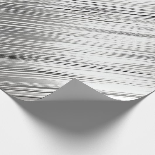 Zilver grijs cadeaupapier (Hoek)