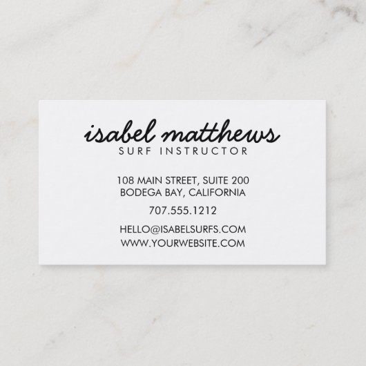 Zilver grijs geregenereerd hout visitekaartje (Achterkant)