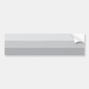 Zilver Grijs Gestreepte Bumpersticker