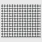 Zilver Grijs Gestreepte Patroon Cadeaupapier (Vlak)