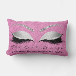 Zilver grijs glitter roze roze roze roze roze rots kussen