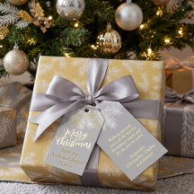 Zilver Grijs Goud Chic Elegante Kerst Botanisch
